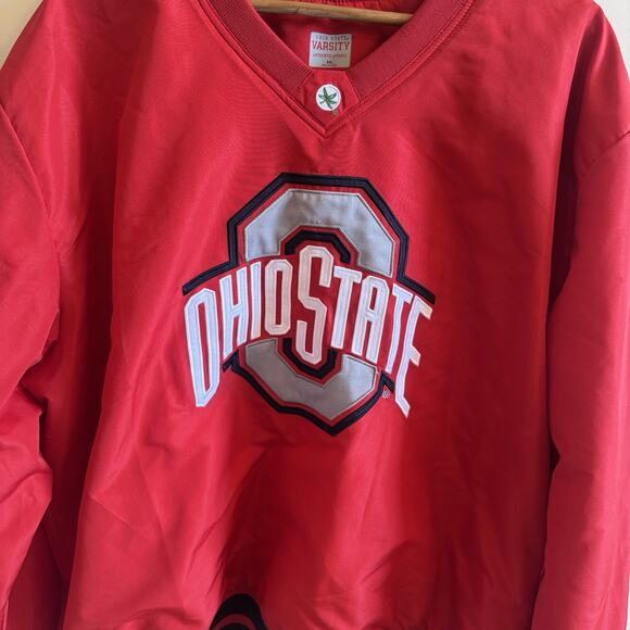 VTG Ohio State Buckeyes Varsity Authentic Apparel XXL NCAA Pullover Jacket Shirt - Picture 3 of 9